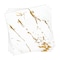Smarty Had A Party White with Gold Marble Paper BeverageCocktail Napkins 600 Napkins, 600PK 3291-CASE - alternate 9